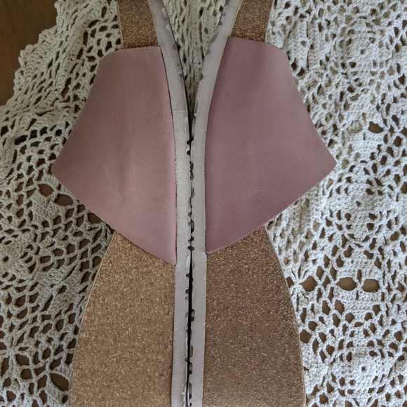 Mephisto Lisane Air-Relax slide wedge slip on sandals blush pink open toe - Picture 6 of 16